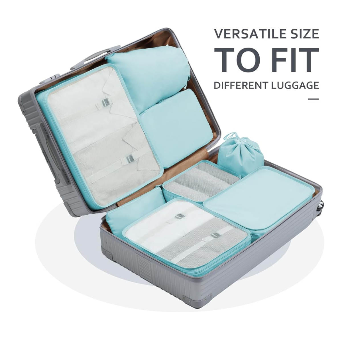 Set bolsas de viaje x7 pcs