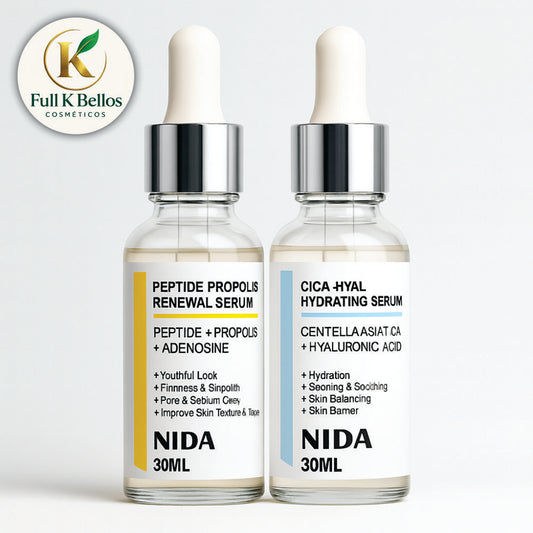 KIT. NIDA SERUMS. PEPTIDE 30ML+CICA 30ML