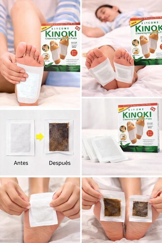 Parches Detox Kinoki Pies Desintoxicante