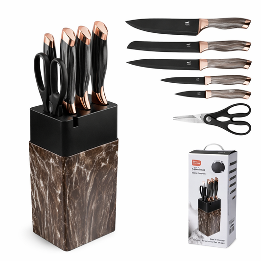 CUCHILLOS MARMOL X9 PIEZAS
