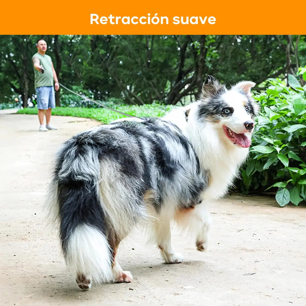 CORREA MASCOTA RETRÁCTIL 5 MTS