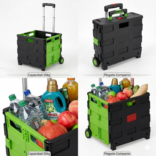 CARRITO DE MERCADO PLEGABLE