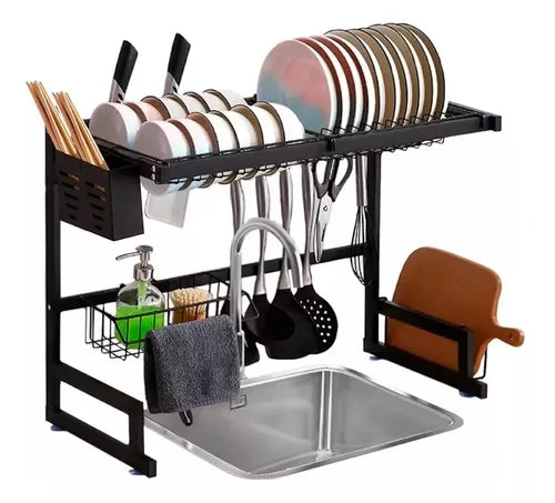 Rack escurridor y organizador de platos