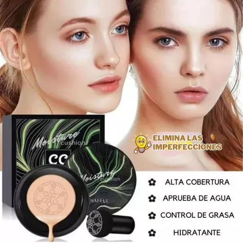 BASE MOISTURE CUSHION - ALTA COBERTURA