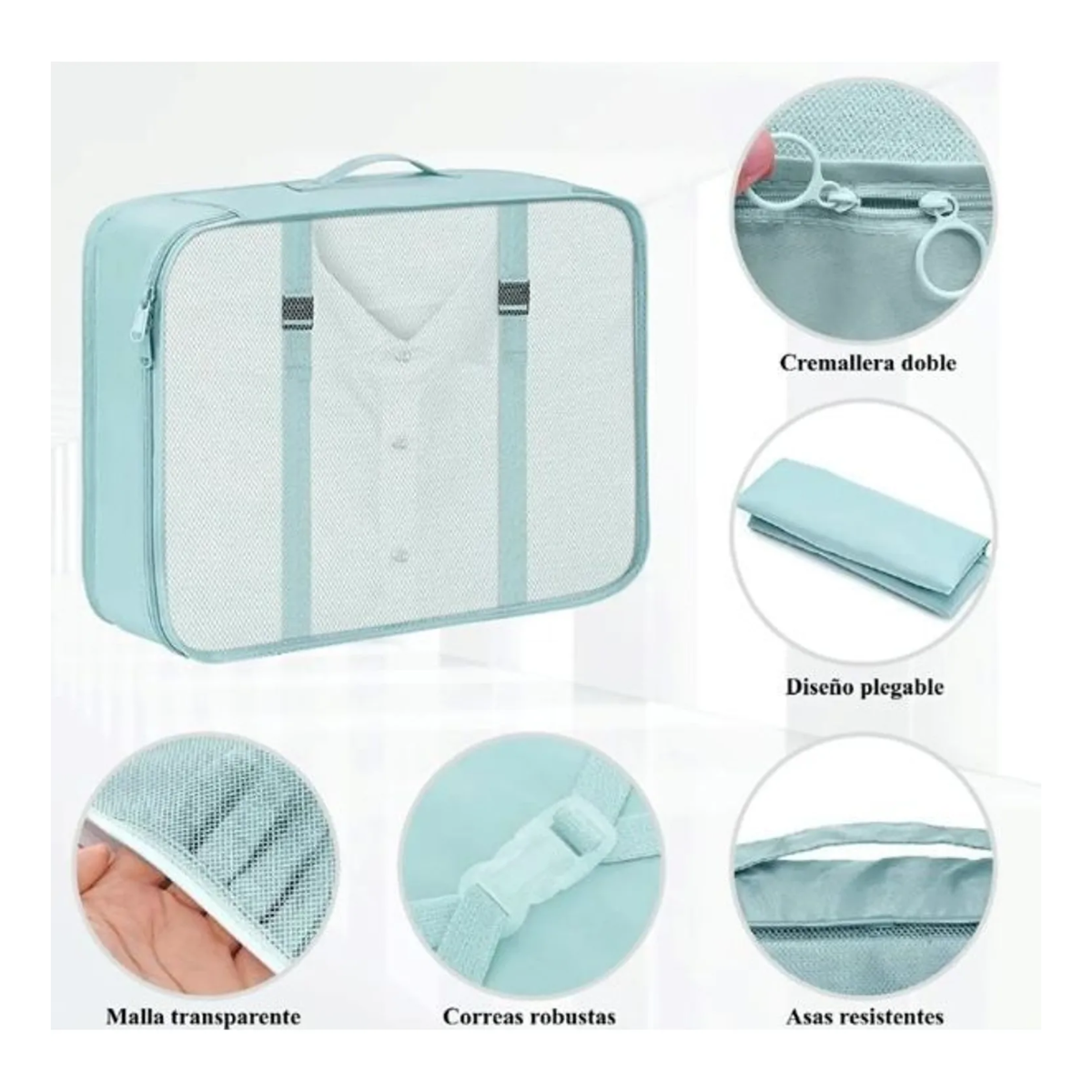 Set bolsas de viaje x7 pcs