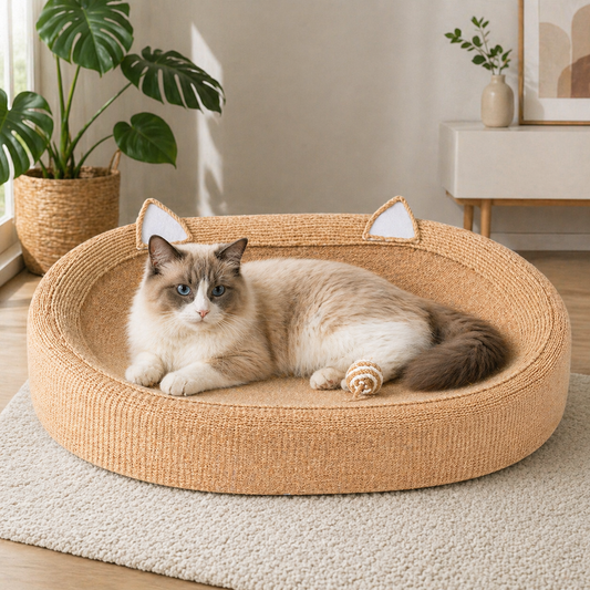 RASCADOR Y CAMA PARA GATOS