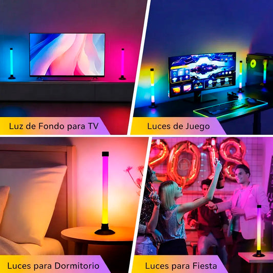 2 BARRAS DE LUZ LED RGB INTELIGENTES