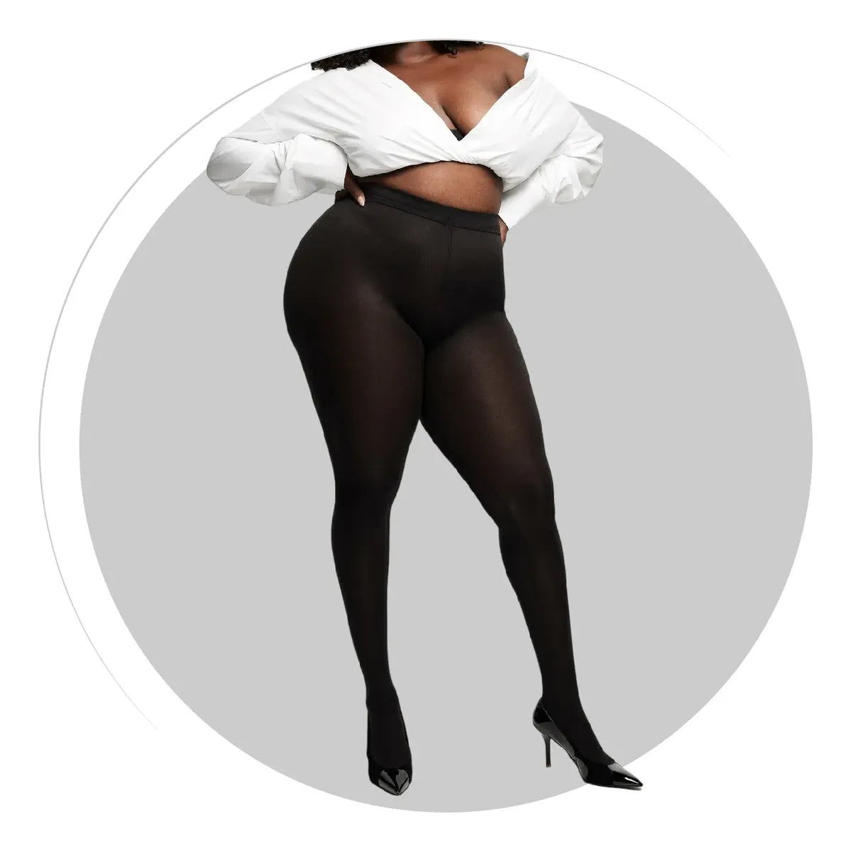 MEDIAS TÉRMICAS AFELPADAS PARA MUJER – TALLA GRANDE 220 g