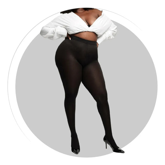 MEDIAS TÉRMICAS AFELPADAS PARA MUJER – TALLA GRANDE 220 g