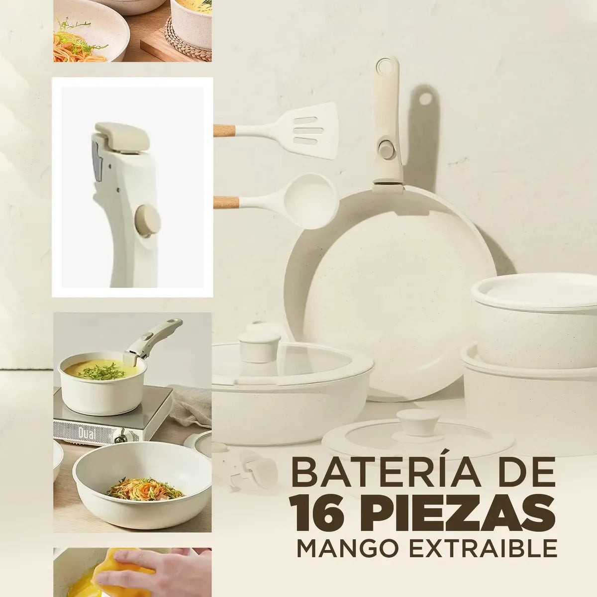 SET DE OLLAS COCINA GRANITO