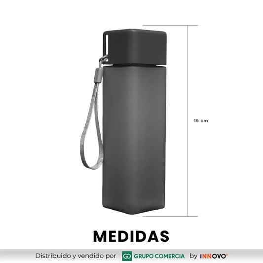 BOTELLA DE AGUA CUADRADA 500ML