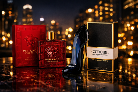 VERSACE EROS FLAME & GOOD GIRL CAROLINA HERRERA