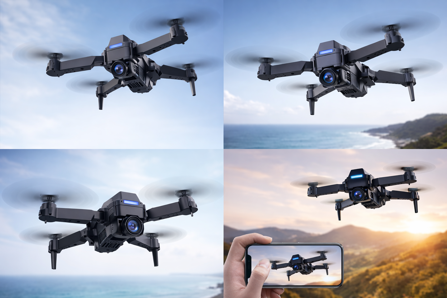 Drone Cámara Aérea 360° Alta Definición