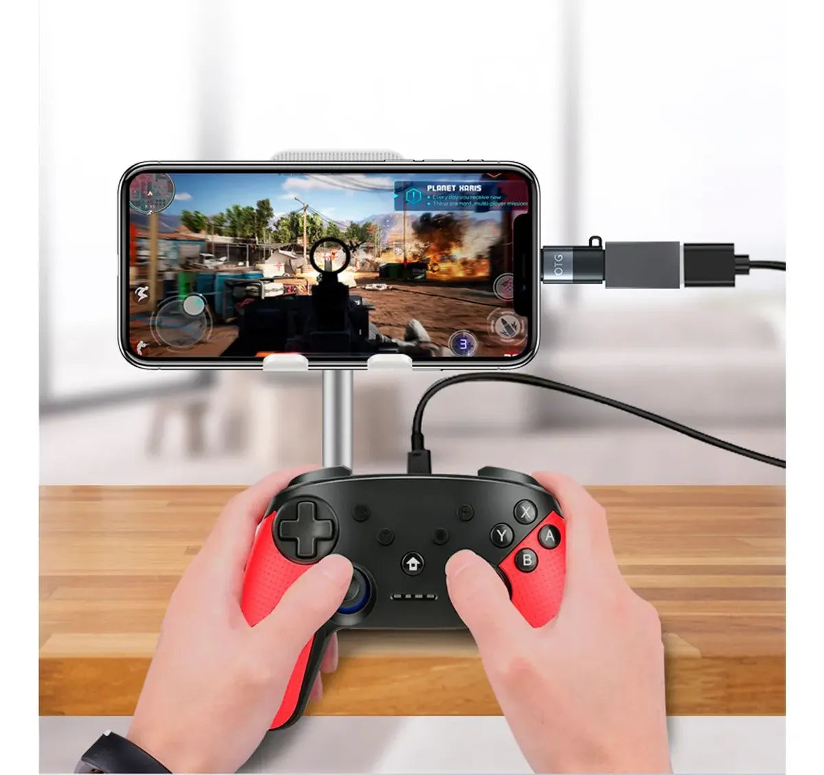 ADAPTADOR OTG LIGHTNING A USB PARA IPHONE