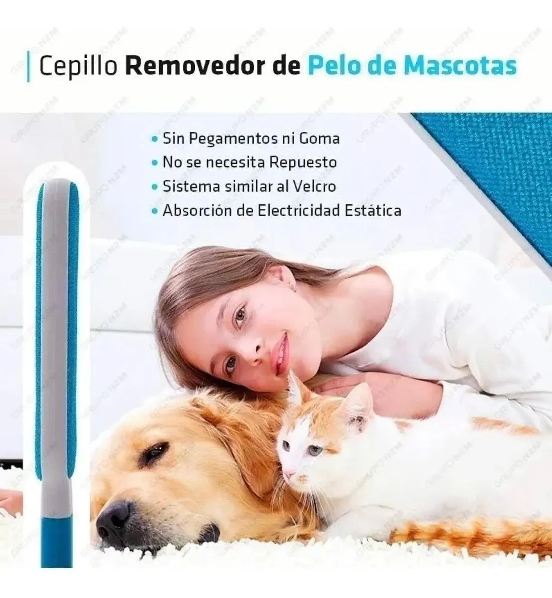 CEPILLO QUITA PELOS Y PELUSAS