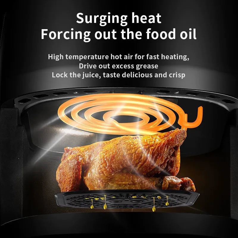 AIR FRYER FREIDORA DE AIRE SIN ACEITE 8L
