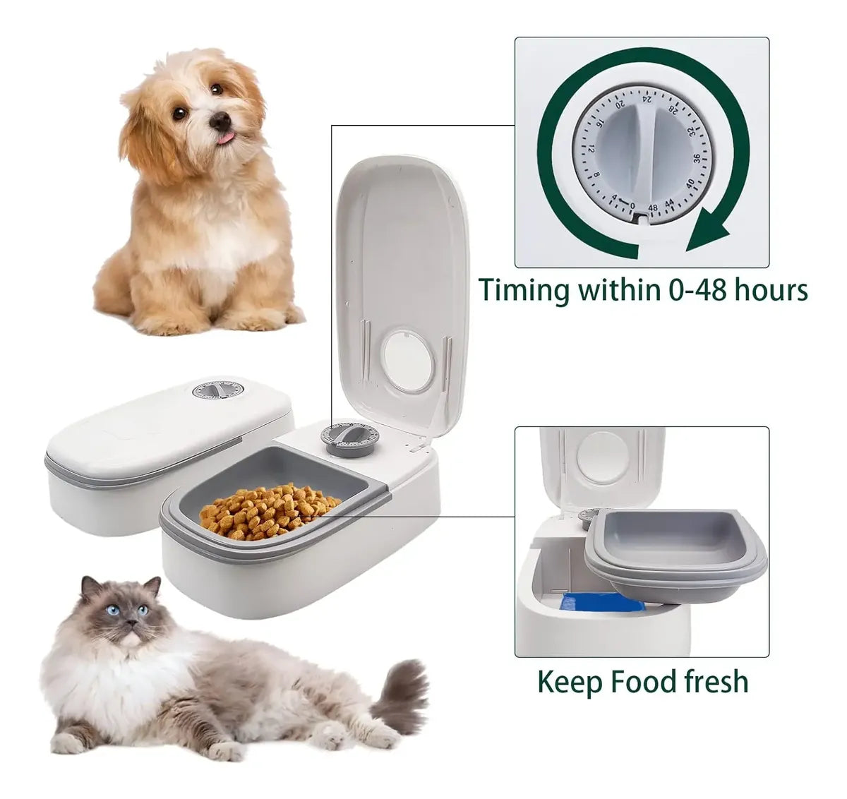 COMEDOR DE MASCOTAS CON TEMPORIZADOR