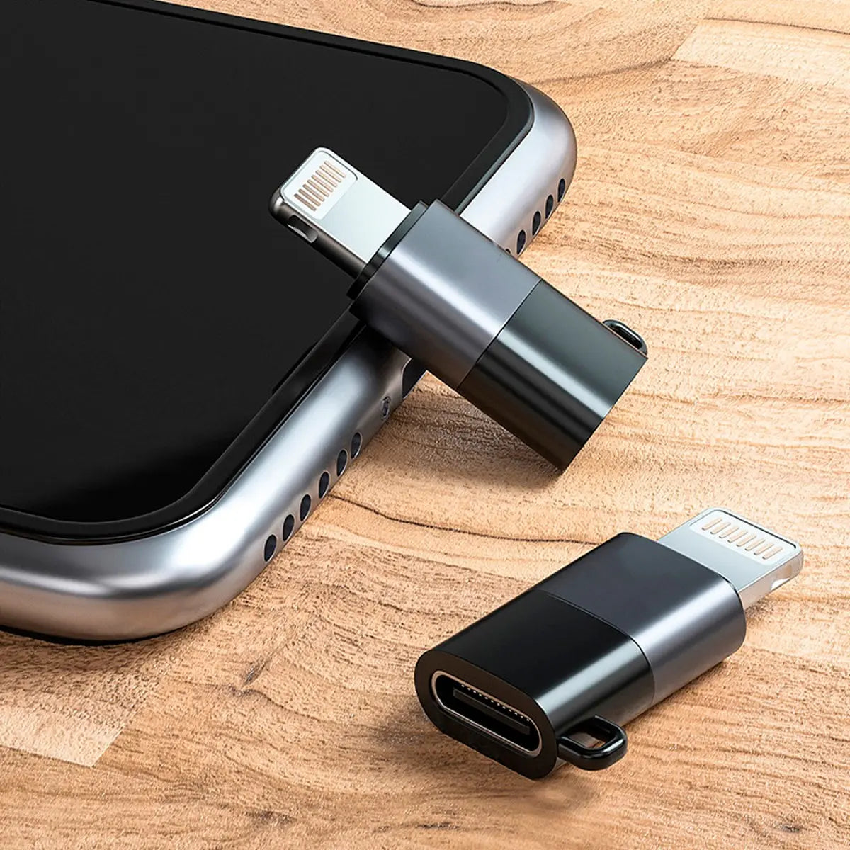 ADAPTADOR OTG LIGHTNING A USB PARA IPHONE