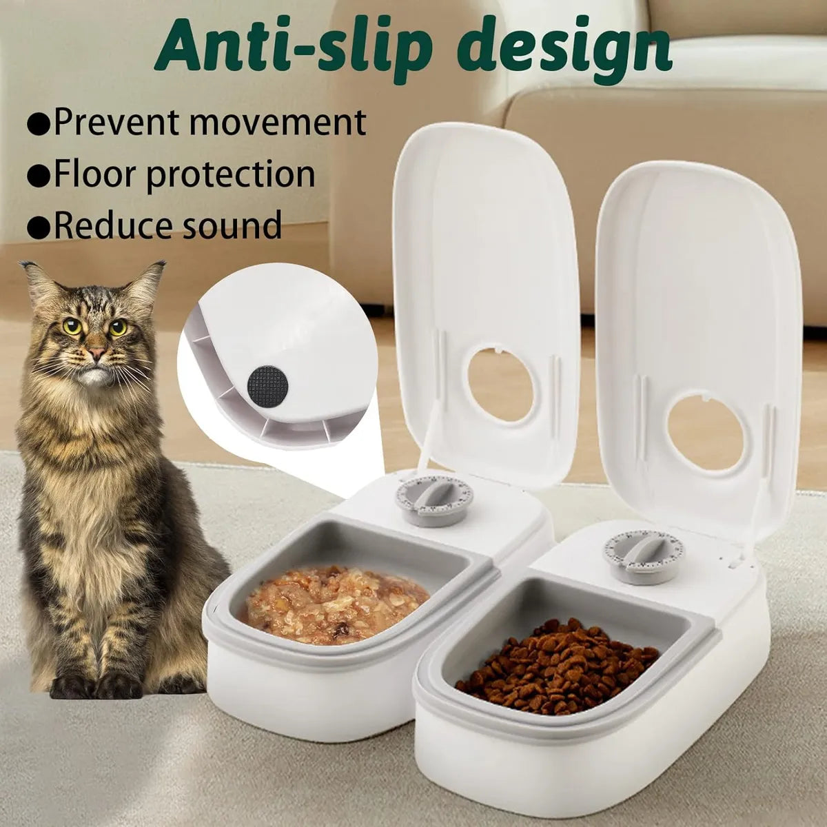 COMEDOR DE MASCOTAS CON TEMPORIZADOR