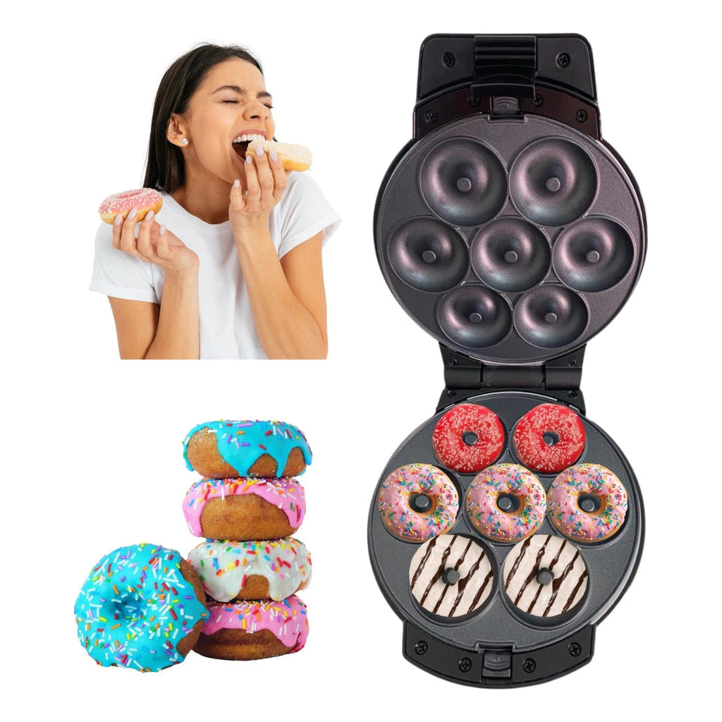MÁQUINA DE WAFFLES, DONUTS E BOLOS 3 EM 1 SOKANY (ANTIADERENTE)